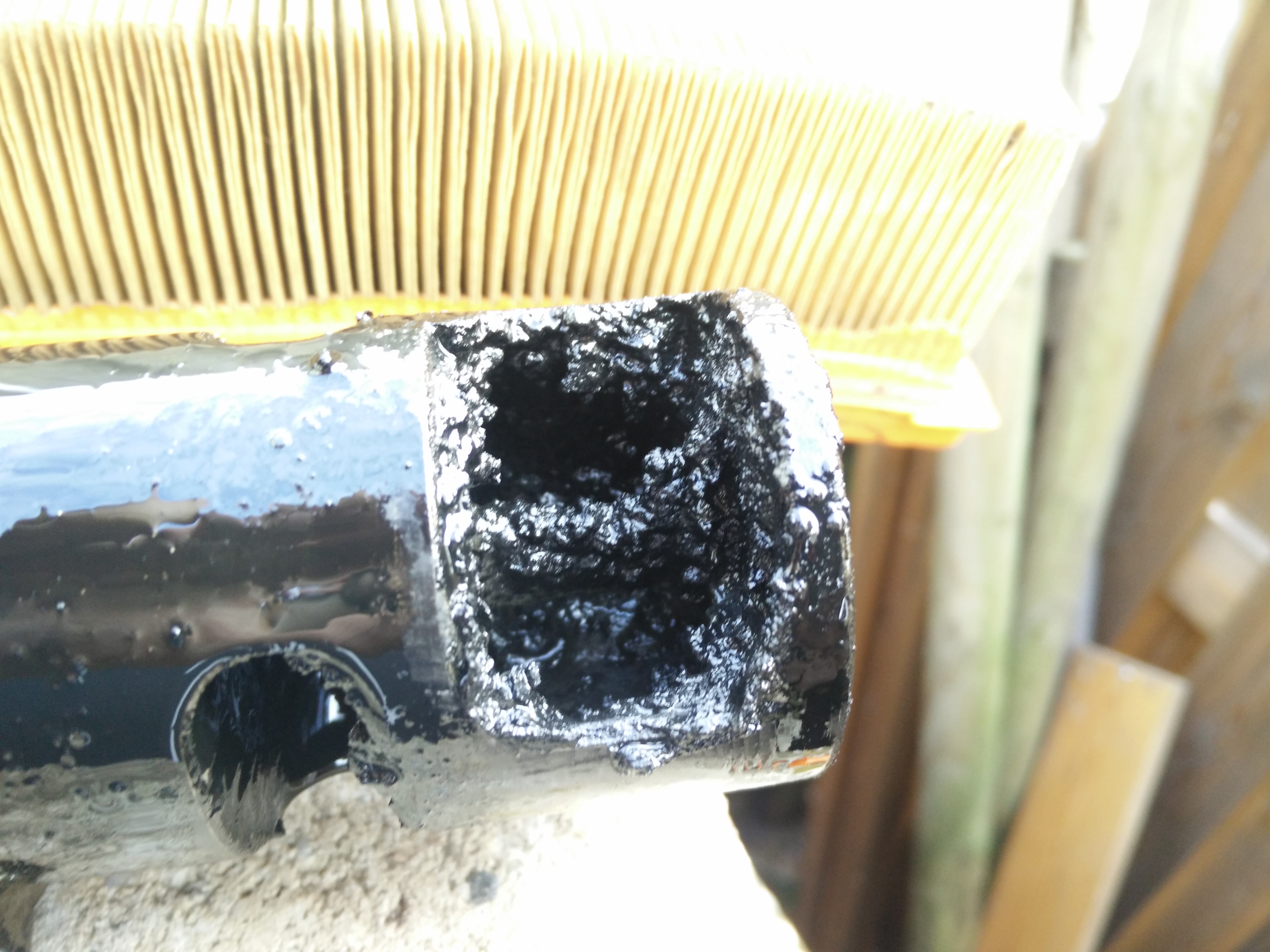 EGR net uit het systeem